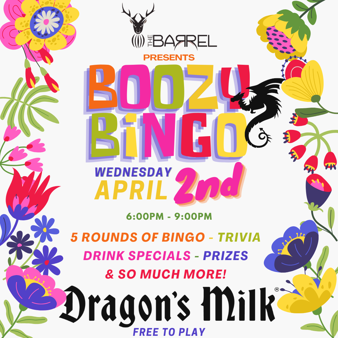 Boozy Bingo New Holland April 2025 Insta