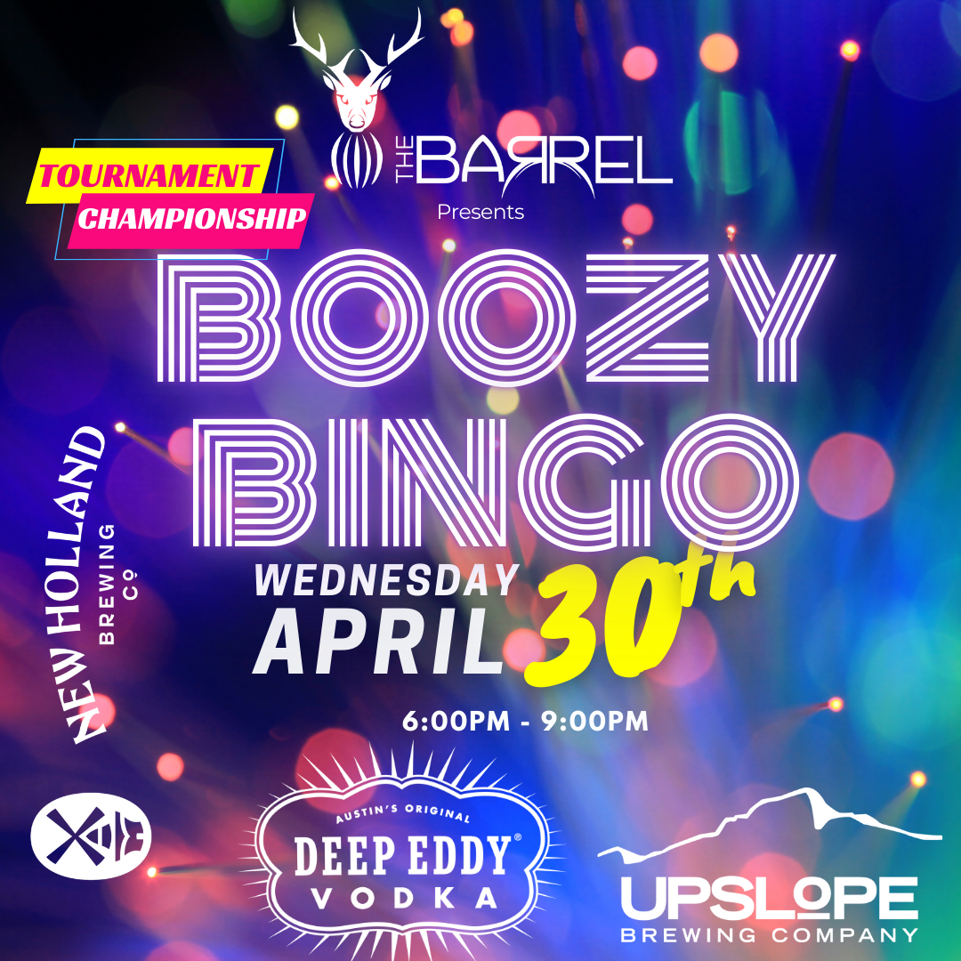 Championship Boozy Bingo Poster Insta