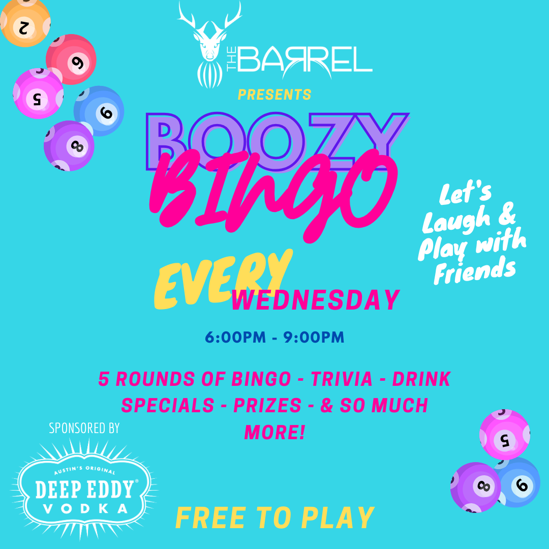 Every Wednesday Boozy Bingo 2024 Instagram Post