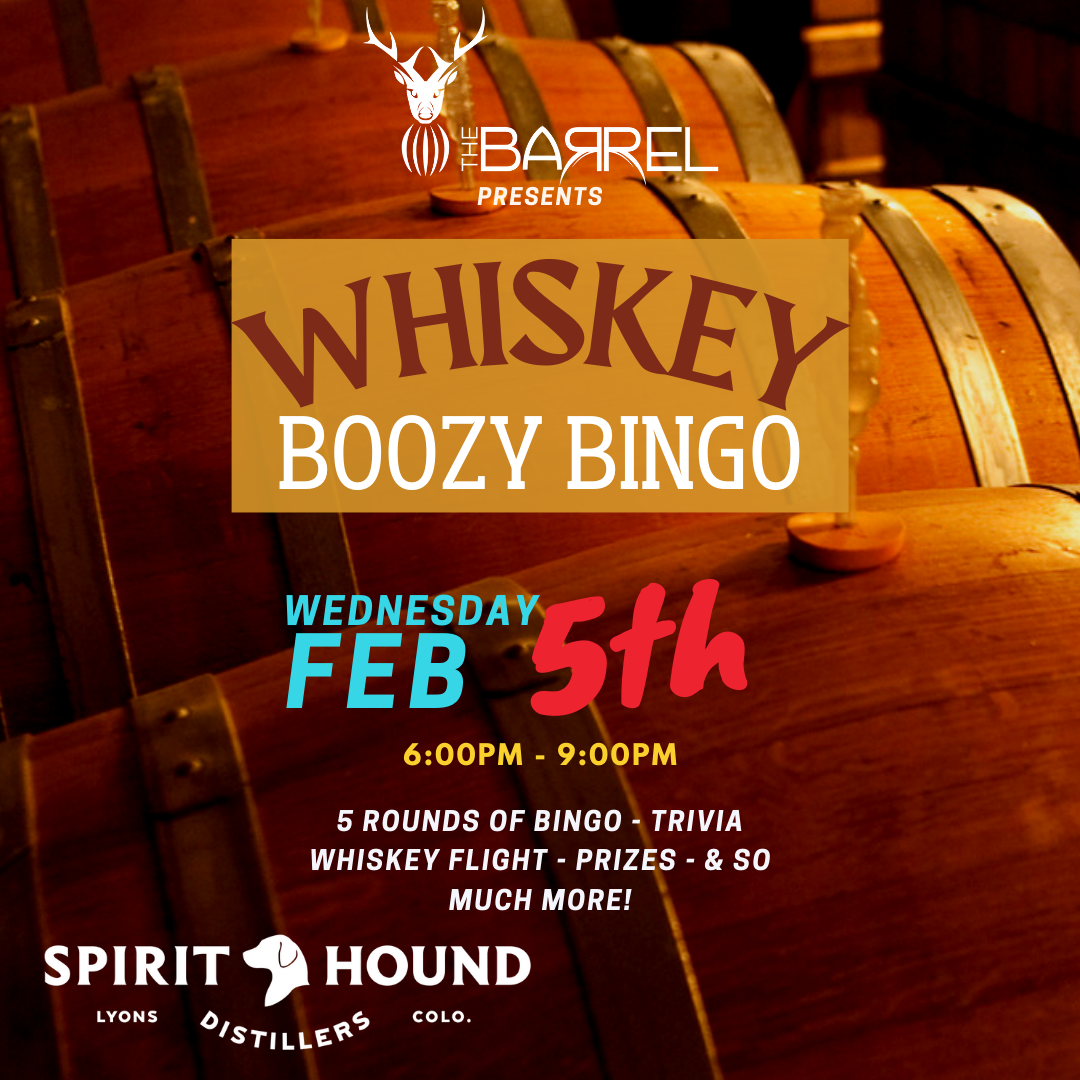 Spirit Hound Boozy Bingo 2025 Instagram Post