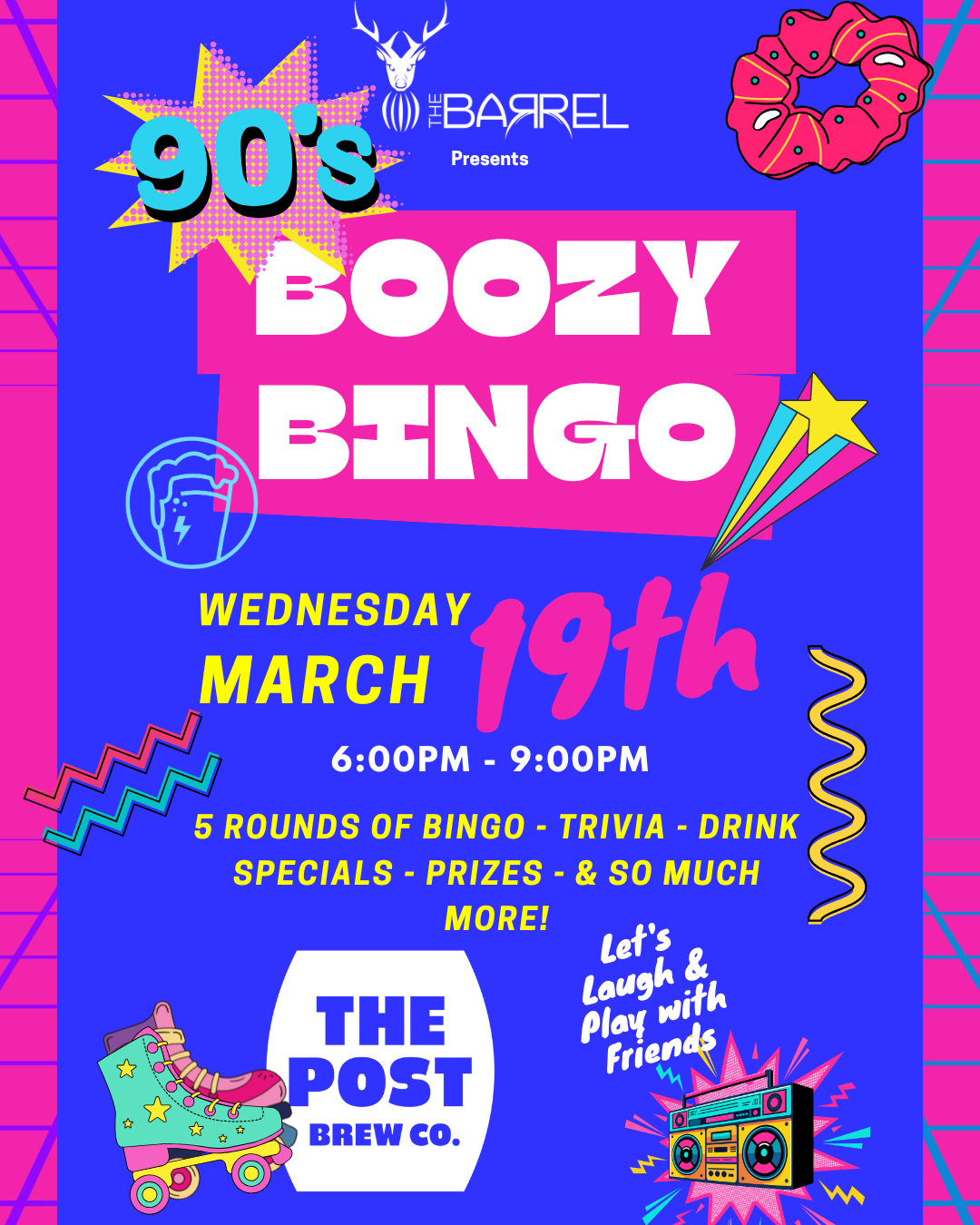 The Post Boozy Bingo Poster.2025 Insta